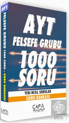 AYT Felsefe Grubu 1000 Soru Yeni Nesil Sorular - S