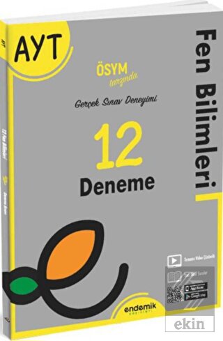 Ayt Fen Bilimler 12 Deneme