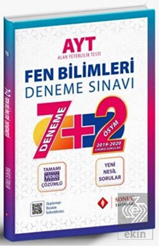 AYT Fen Bilimleri 7+2 Deneme