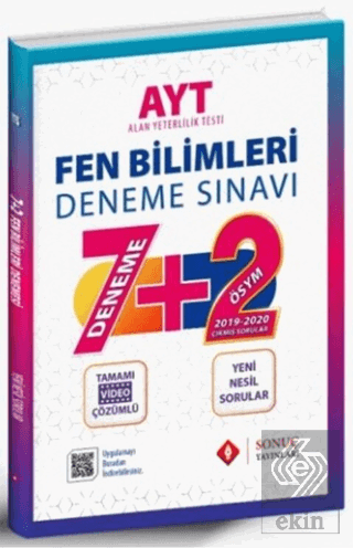 AYT Fen Bilimleri 7+2 Deneme