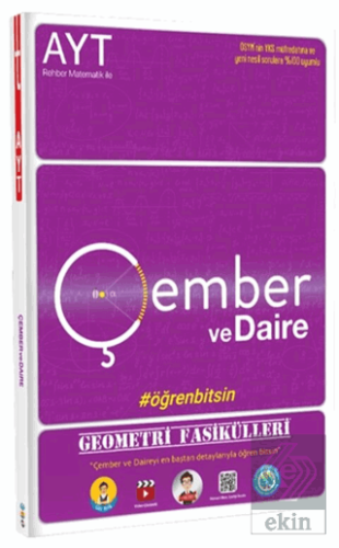 2022 AYT Geometri Fasikülleri Çember ve Daire