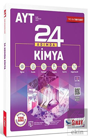 Ayt Kimya 24 Adımda Konu Anlatımlı Soru Bankası
