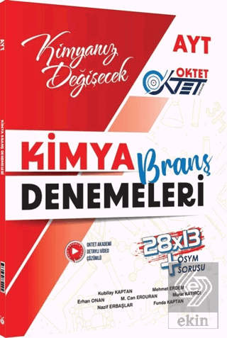 AYT Kimya 28 x 13 Branş Denemeleri