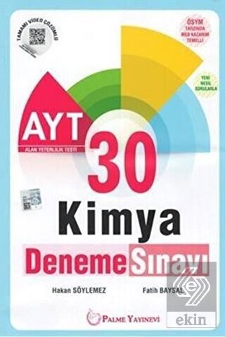 AYT Kimya 30 Deneme Sınavı