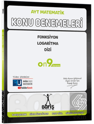 AYT Matematik Fonksiyon Logaritma Dizi Konu Denemeleri