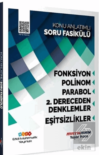 AYT Matematik Fonksiyon Polinom Parabol 2. Dereceden Denklemler ve Eşi