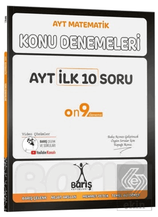 AYT Matematik İlk 10 Soru Konu Denemeleri