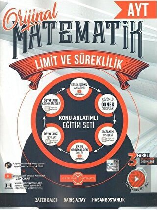 Orjinal AYT Matematik Limit ve Süreklilik