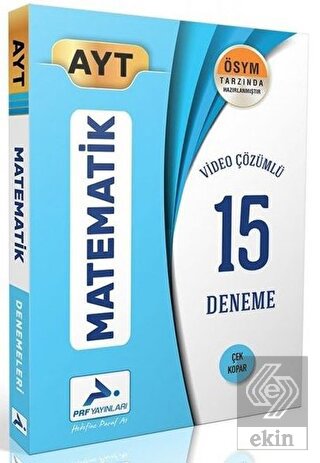 AYT Matematik Video Çözümlü 15 Deneme