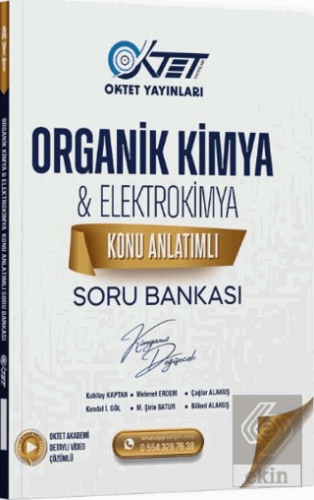 AYT Organik Kimya Elektrokimya Konu Anlatımlı Soru Bankası