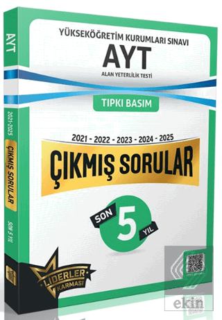 AYT Son 5 Yıl Çıkmış Sorular (2021-2025)