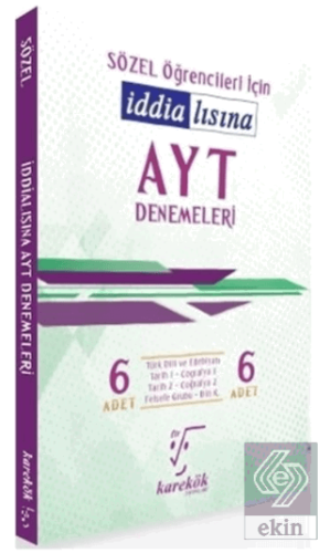 AYT Sözel Öğrencileri İçin İddialısına 6 lı Deneme