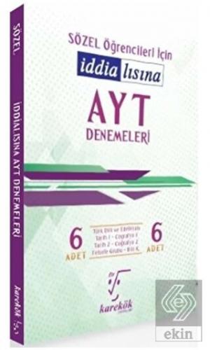 AYT Sözel Öğrencileri İçin İddialısına 6 lı Deneme