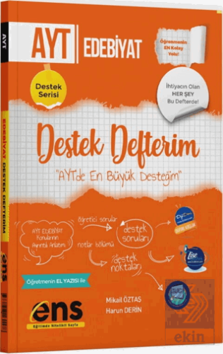 AYT Türk Dili ve Edebiyatı Destek Defterim