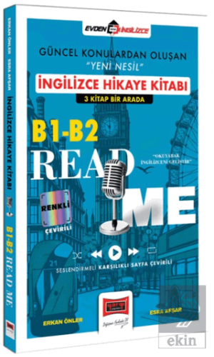 B1-B2 Read Me İngilizce Hikaye Kitabı 3 Kitap Bir Arada Erkan Önler Ya