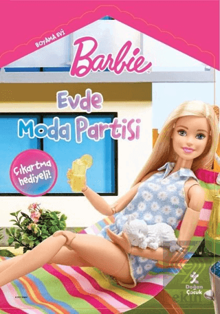 Barbie Boyama Evi Evde Moda Partisi