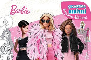 Barbie Çıkartma Hediyeli Boyama Albümü