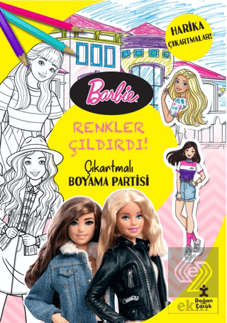 Barbie - Renkler Çıldırdı! Çıkartmalı Boyama Parti