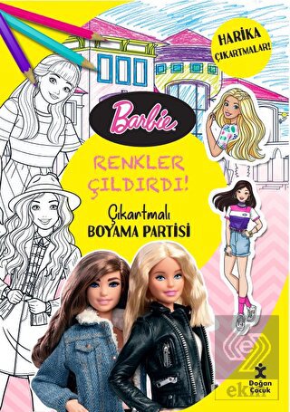 Barbie - Renkler Çıldırdı! Çıkartmalı Boyama Parti