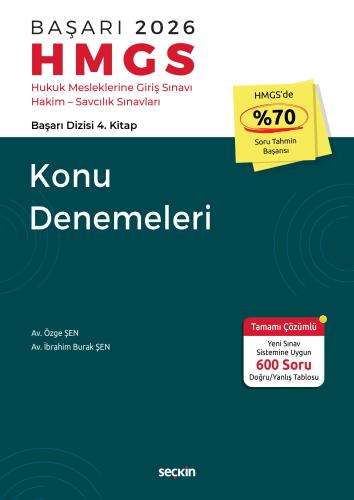 BAŞARI – HMGS Konu Denemeleri