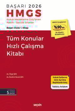 BAŞARI – HMGS Tüm Konular Hızlı Çalışma Kitabı (Başarı Dizisi 1. Kitap