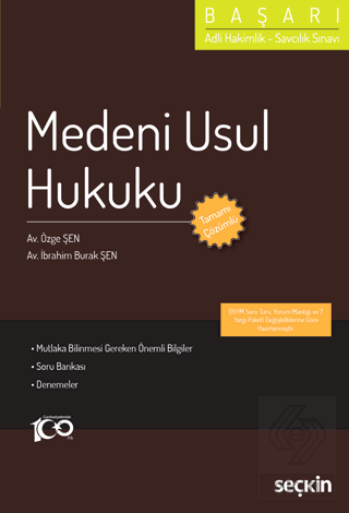Başarı – Medeni Usul Hukuku Tamamı Çözümlü