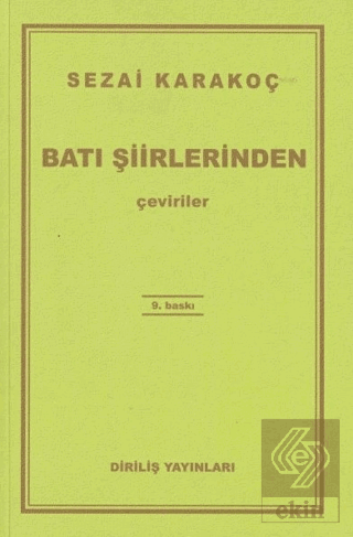 Batı Şiirlerinden Çeviriler