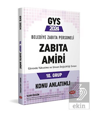 Belediye Zabıta Personeli Zabıta Amiri 10. Grup Ko