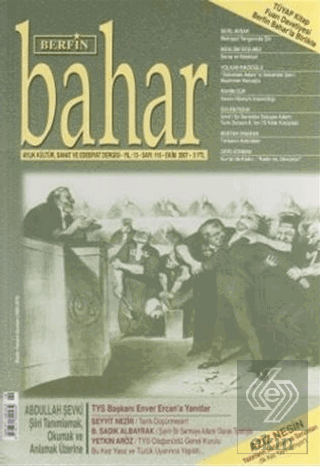 Berfin Bahar Aylık Kültür, Sanat ve Edebiyat Dergi