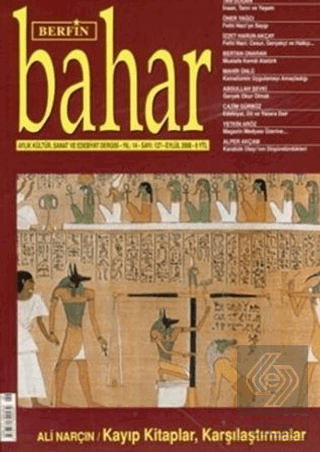 Berfin Bahar Aylık Kültür, Sanat ve Edebiyat Dergi