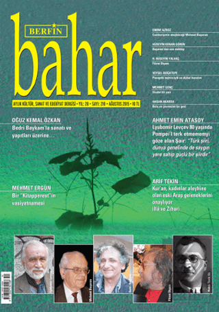 Berfin Bahar Aylık Kültür, Sanat ve Edebiyat Dergi