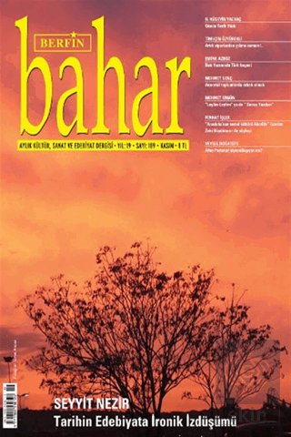 Berfin Bahar Aylık Kültür, Sanat ve Edebiyat Dergi