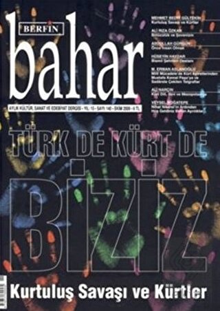 Berfin Bahar Aylık Kültür, Sanat ve Edebiyat Dergi