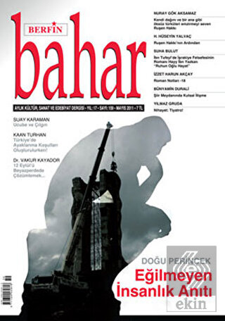 Berfin Bahar Aylık Kültür, Sanat ve Edebiyat Dergi