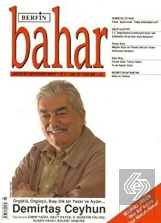 Berfin Bahar Aylık Kültür, Sanat ve Edebiyat Dergi