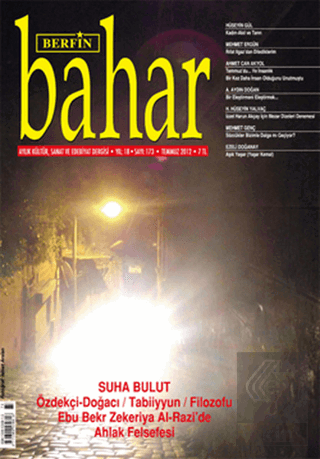 Berfin Bahar Aylık Kültür, Sanat ve Edebiyat Dergi