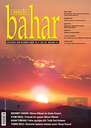 Berfin Bahar Aylık Kültür, Sanat ve Edebiyat Dergi