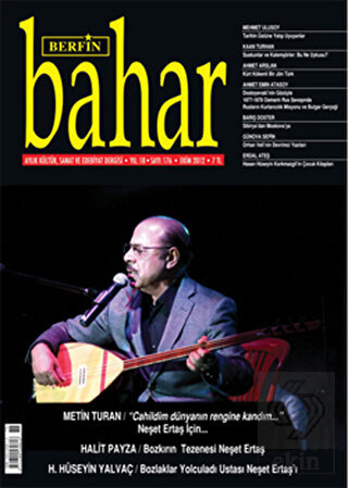 Berfin Bahar Aylık Kültür, Sanat ve Edebiyat Dergi