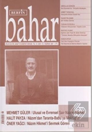 Berfin Bahar Aylık Kültür, Sanat ve Edebiyat Dergi
