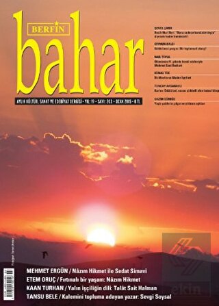 Berfin Bahar Aylık Kültür, Sanat ve Edebiyat Dergi
