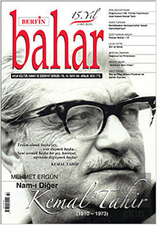 Berfin Bahar Aylık Kültür, Sanat ve Edebiyat Dergi