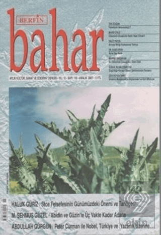 Berfin Bahar Aylık Kültür, Sanat ve Edebiyat Dergi