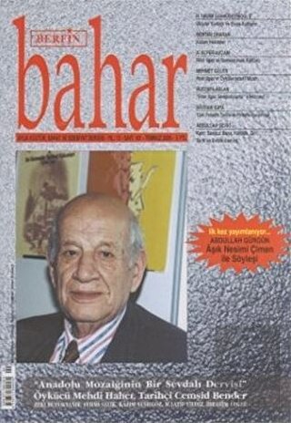 Berfin Bahar Aylık Kültür, Sanat ve Edebiyat Dergi