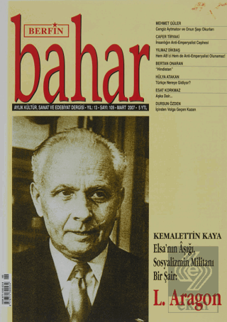 Berfin Bahar Aylık Kültür, Sanat ve Edebiyat Dergi