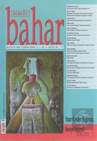 Berfin Bahar Aylık Kültür, Sanat ve Edebiyat Dergi