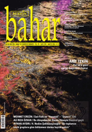 Berfin Bahar Aylık Kültür, Sanat ve Edebiyat Dergi