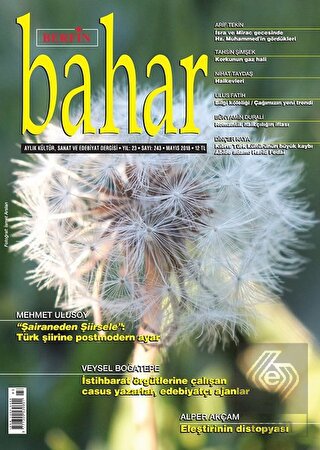 Berfin Bahar Aylık Kültür Sanat ve Edebiyat Dergis