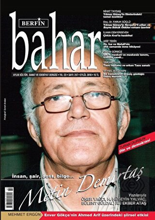 Berfin Bahar Aylık Kültür Sanat ve Edebiyat Dergis