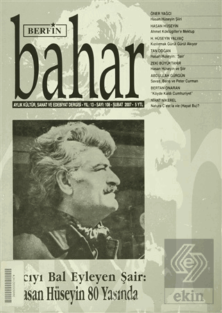 Berfin Bahar Aylık Kültür, Sanat ve Edebiyat Dergisi Sayı: 108
