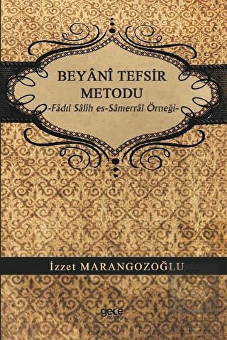 Beyani Tefsir Metodu